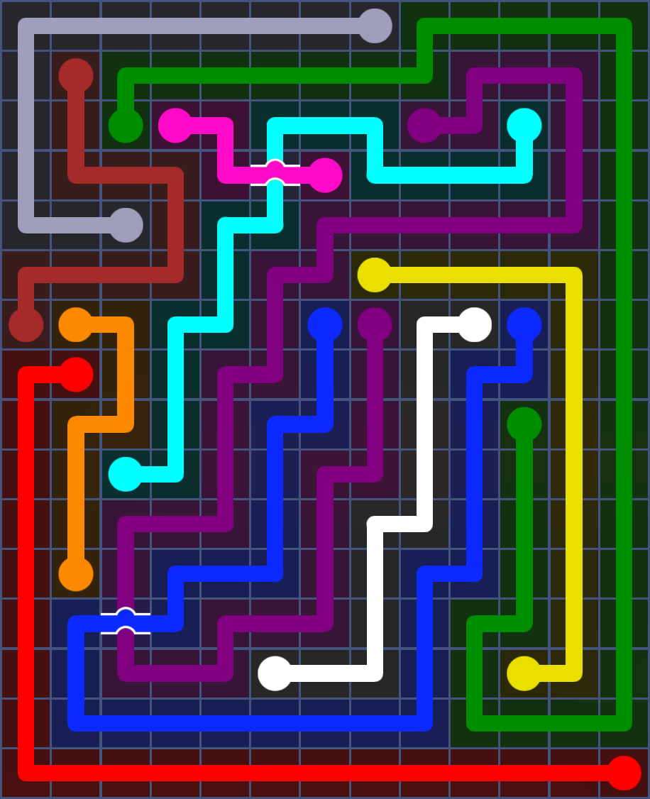 Flow Free 6047 Solution
