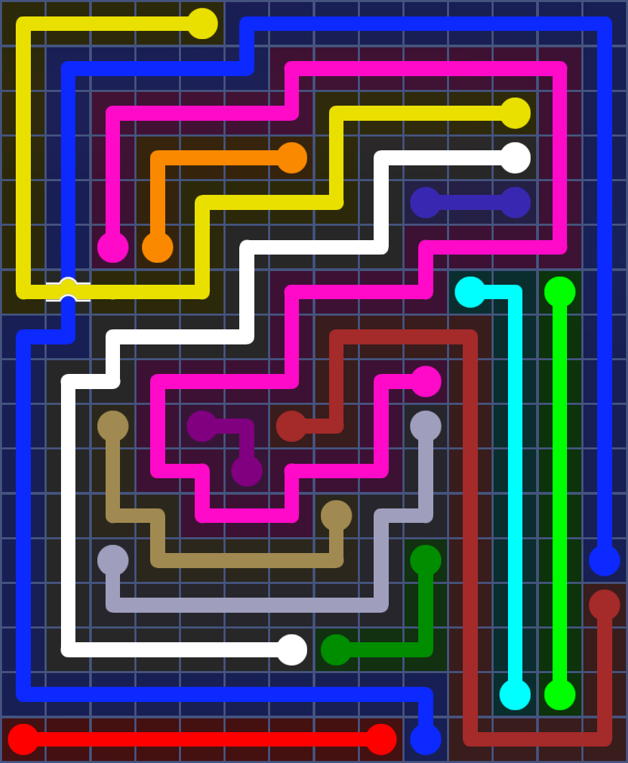 Flow Free 6065 Solution