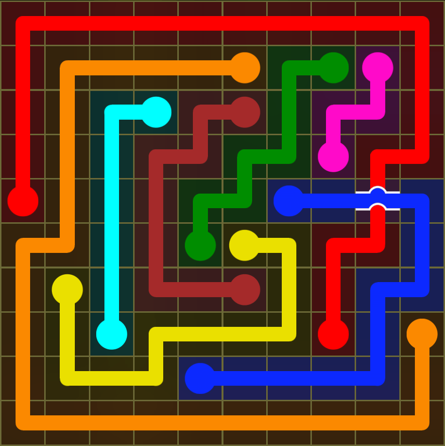 Flow Free 5381 Solution