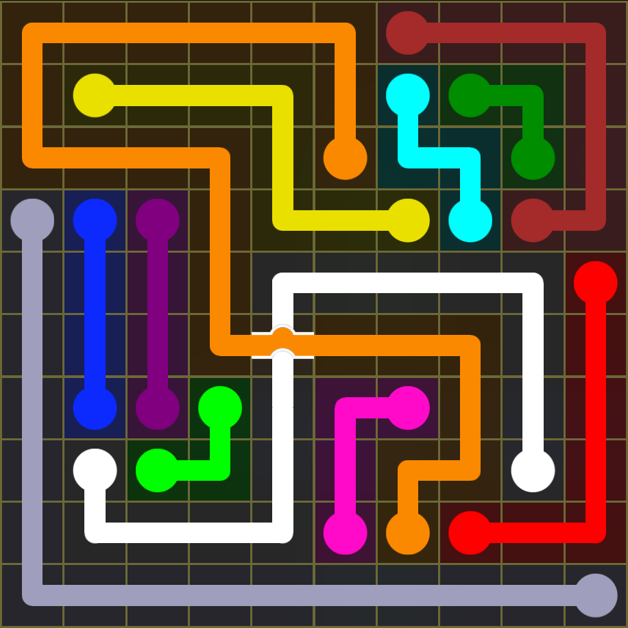 Flow Free 5382 Solution