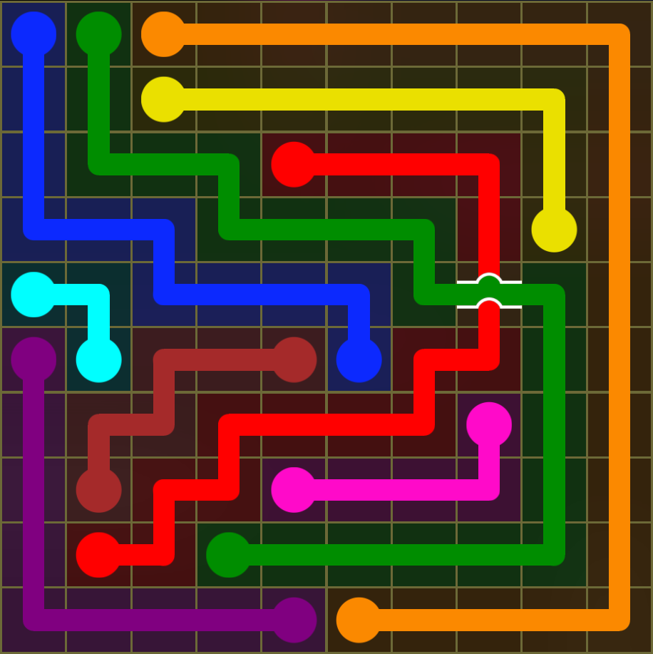 Flow Free 5387 Solution