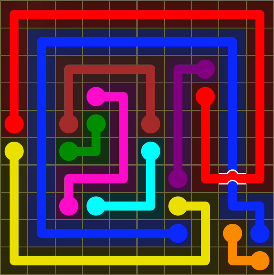 Flow Free 5389 Solution