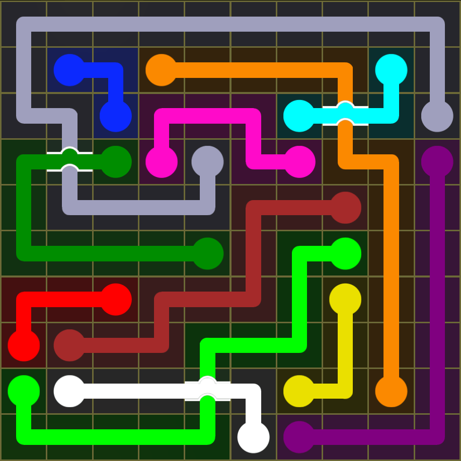Flow Free 5394 Solution