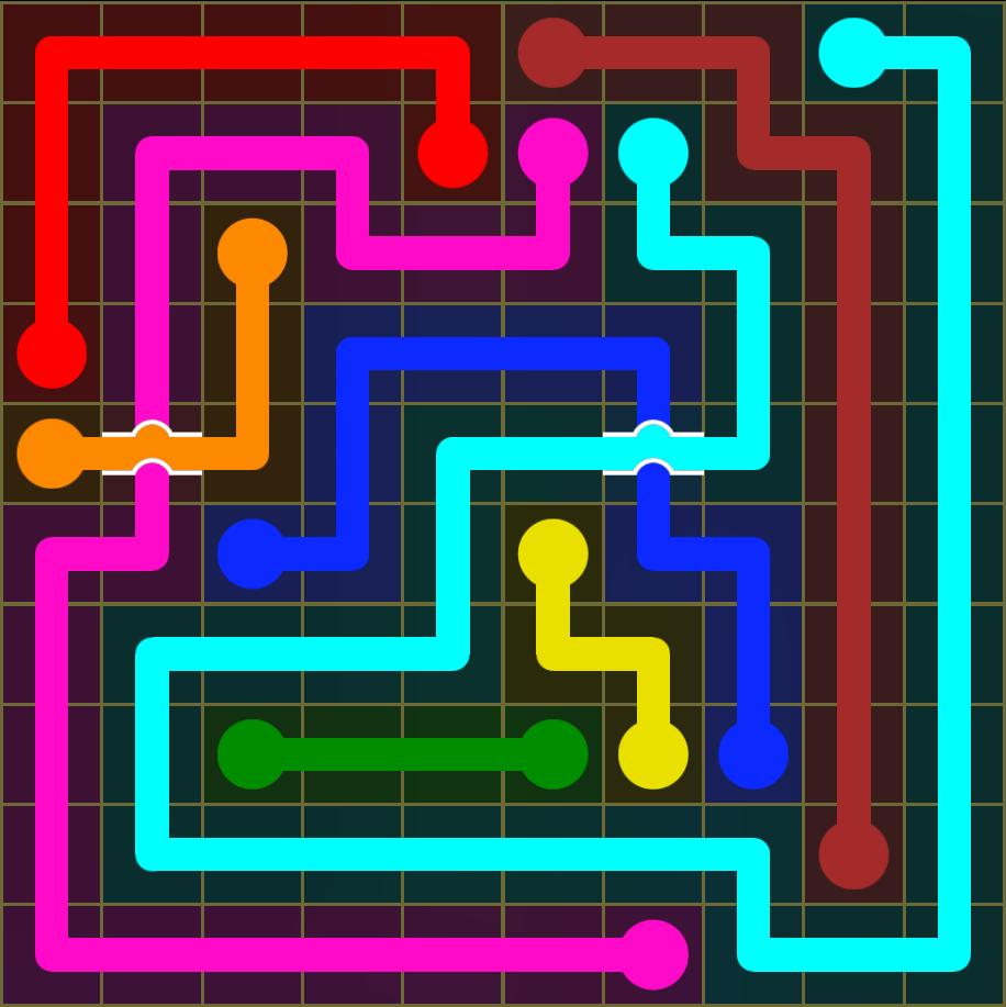 Flow Free 5399 Solution