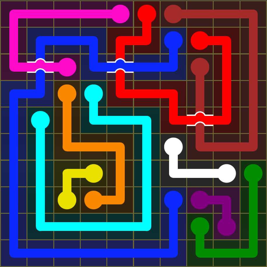 Flow Free 5376 Solution