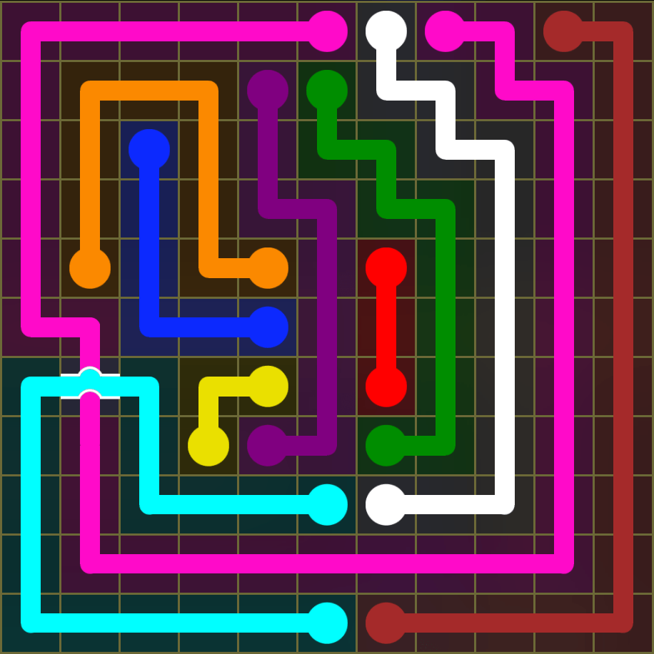 Flow Free 5414 Solution