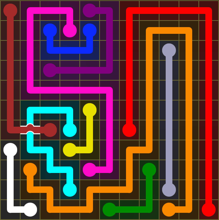 Flow Free 5419 Solution