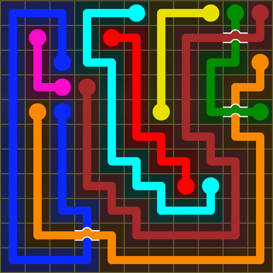 Flow Free 5424 Solution