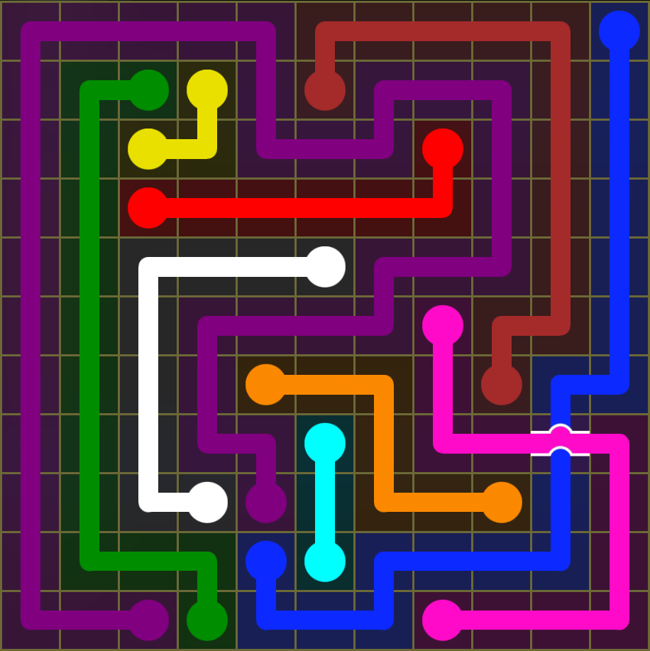 Flow Free 5407 Solution