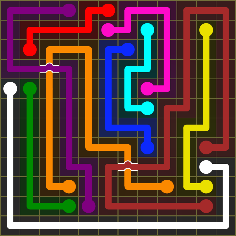 Flow Free 5444 Solution
