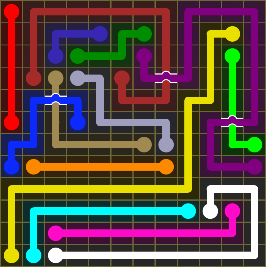 Flow Free 5449 Solution