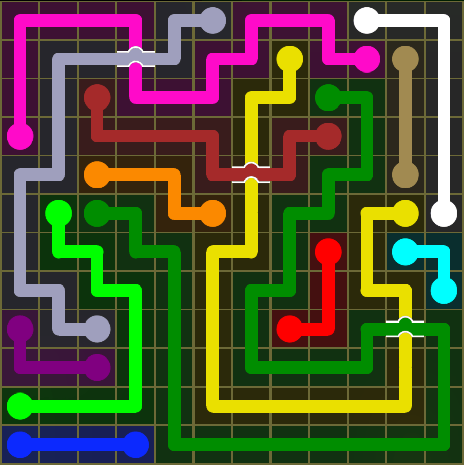 Flow Free 5452 Solution
