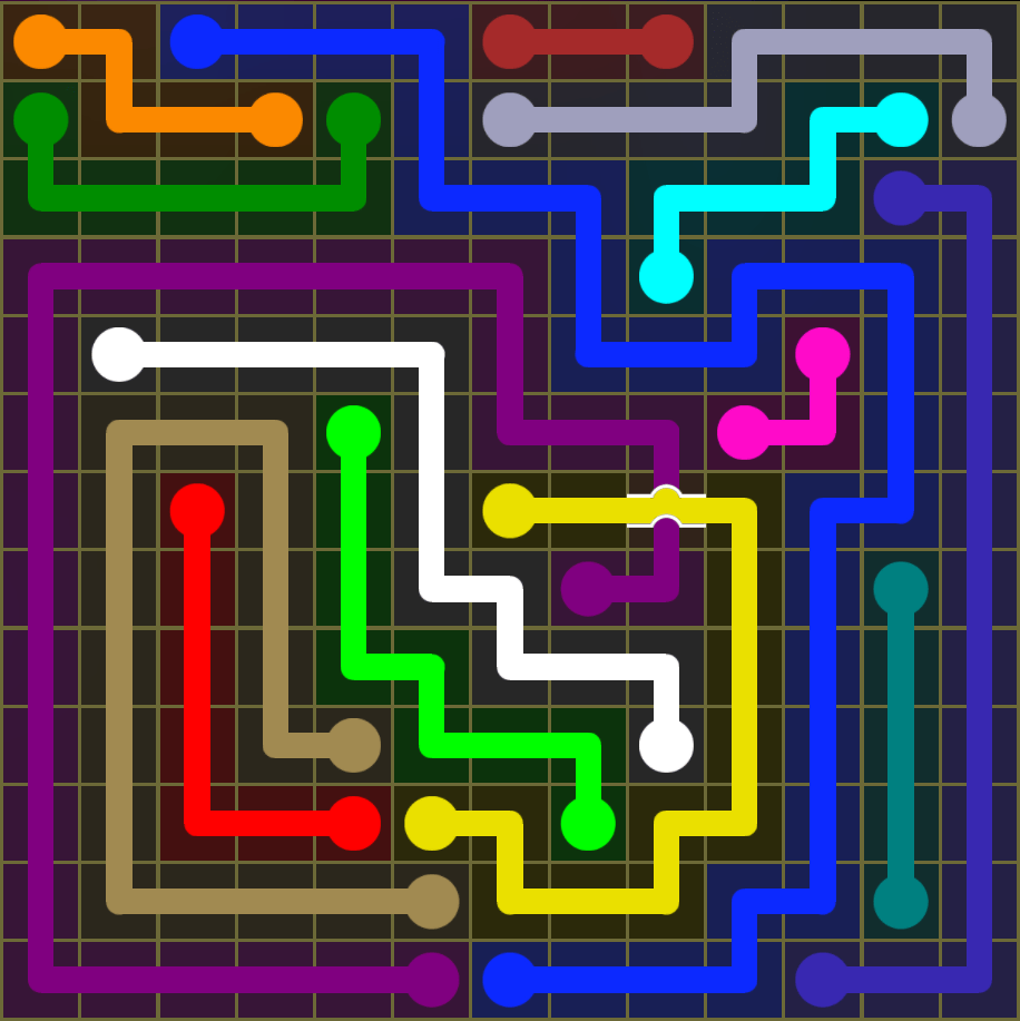 Flow Free 5467 Solution