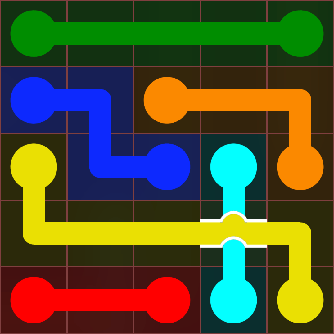 Flow Free 7032 Solution