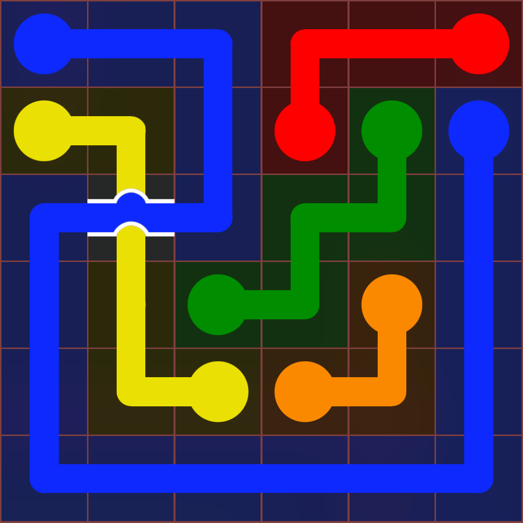 Flow Free 7092 Solution