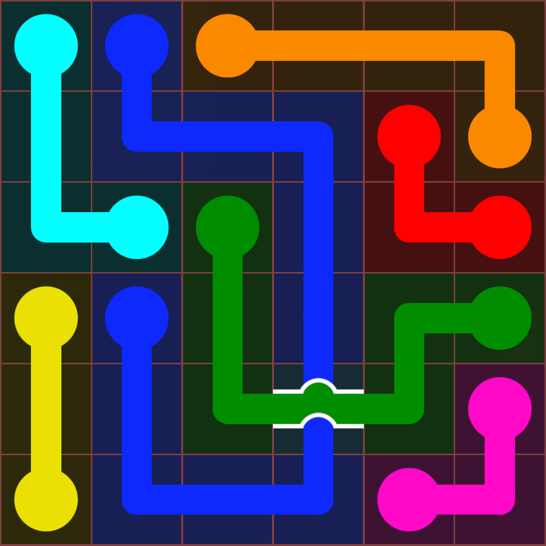 Flow Free 7086 Solution