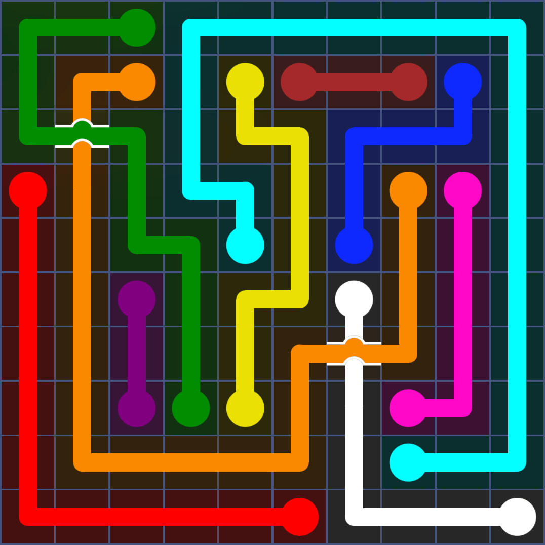 Flow Free 1256 Solution