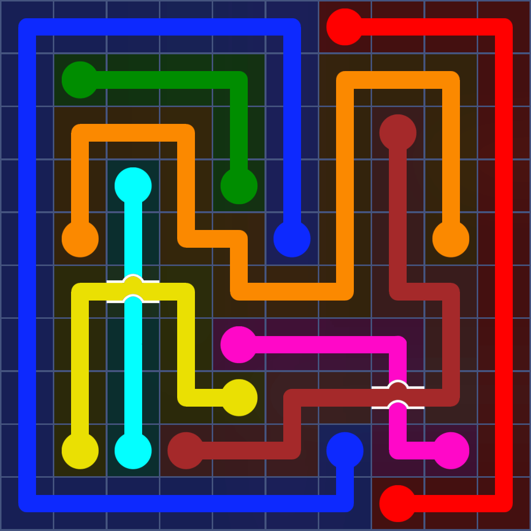 Flow Free 1337 Solution