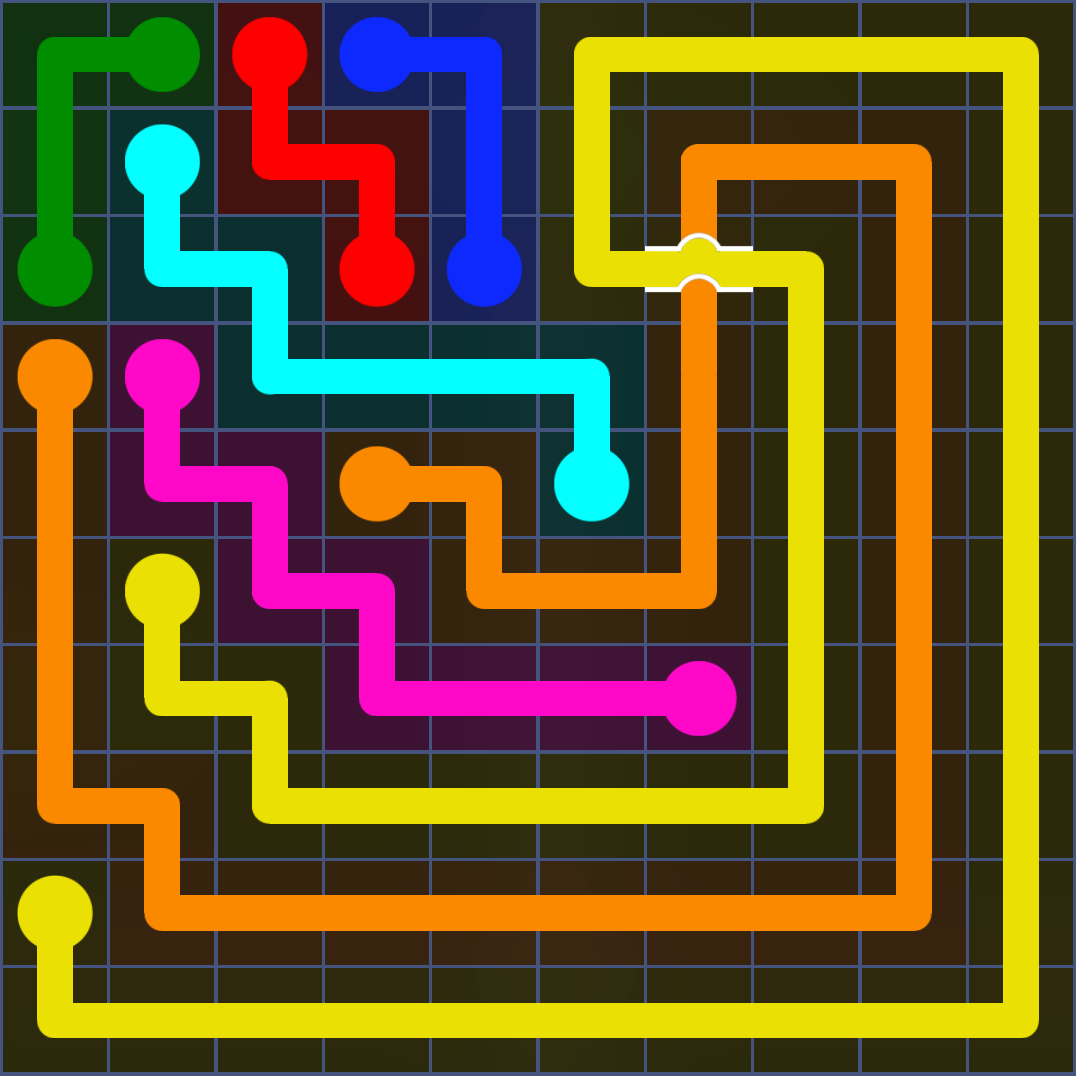 Flow Free 1341 Solution