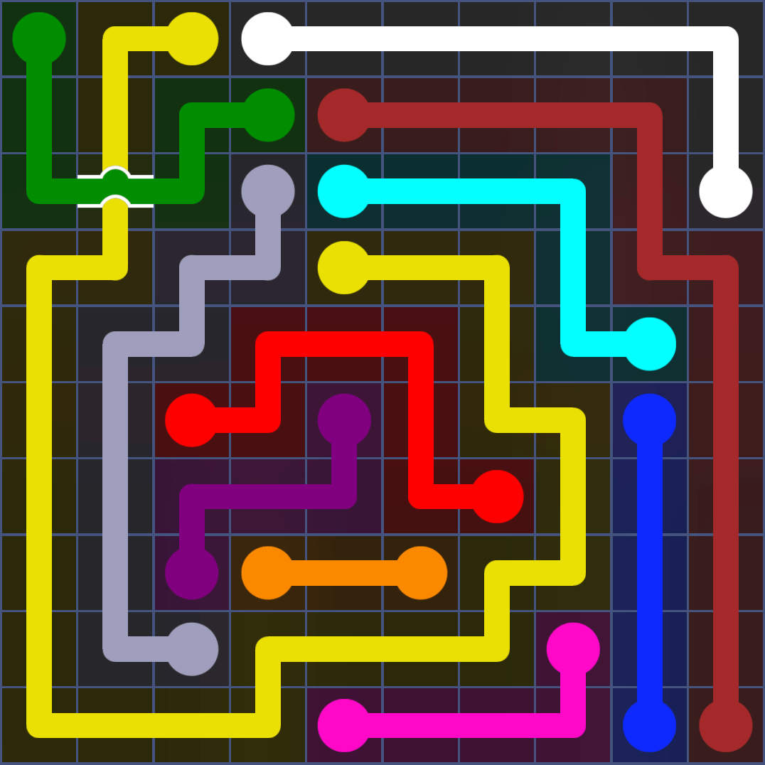Flow Free 1343 Solution
