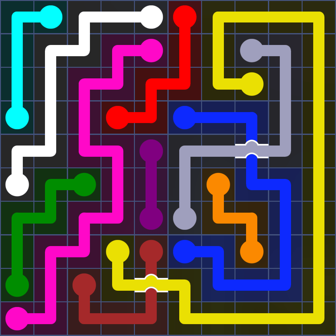 Flow Free 1269 Solution