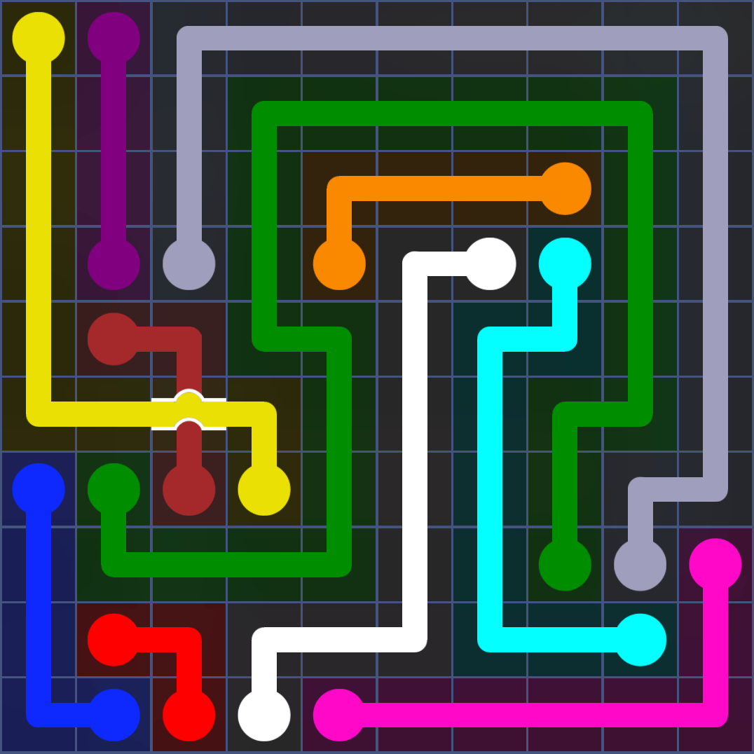 Flow Free 1281 Solution