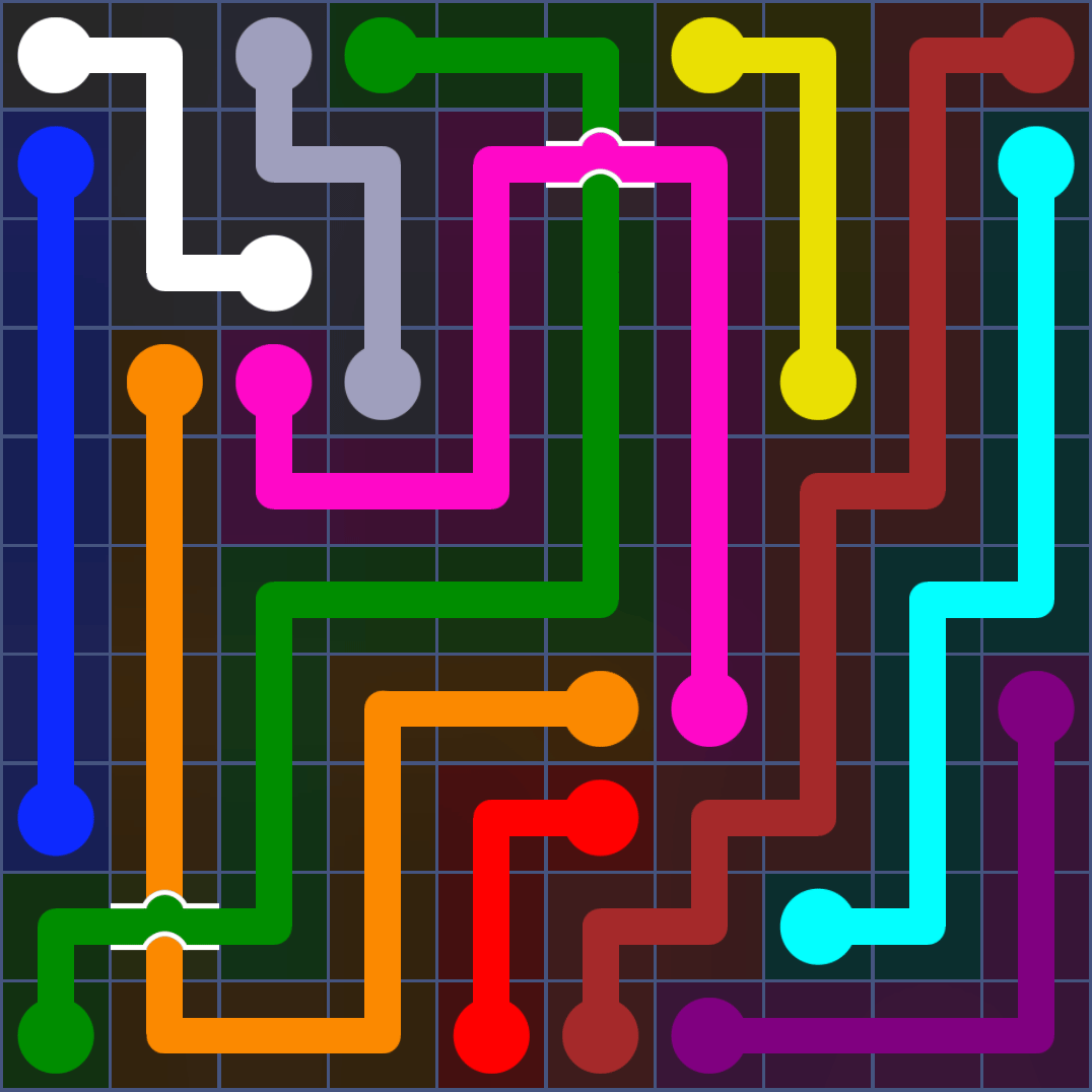 Flow Free 1287 Solution