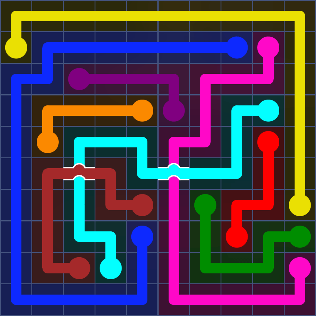 Flow Free 1297 Solution