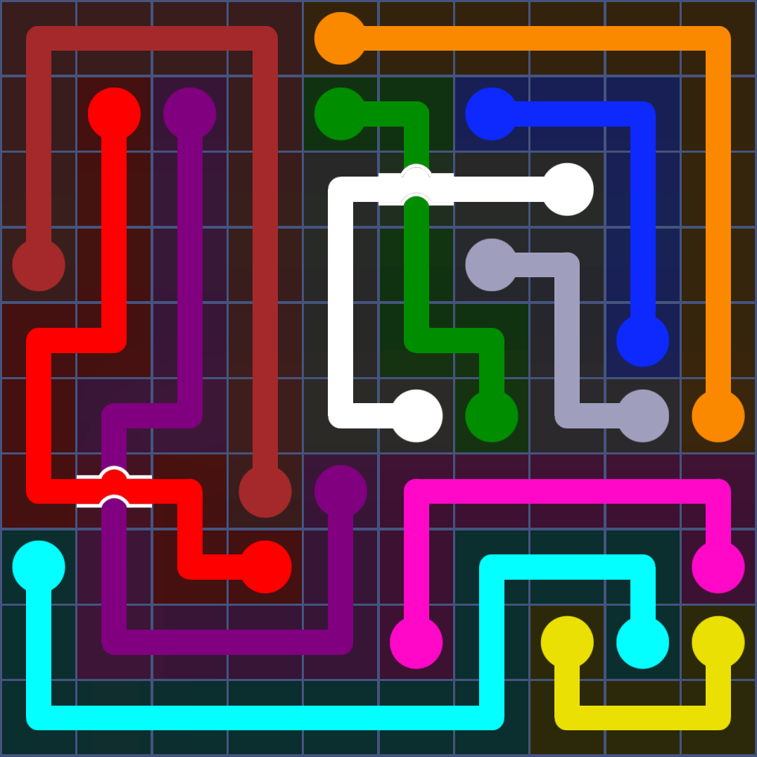 Flow Free 1336 Solution