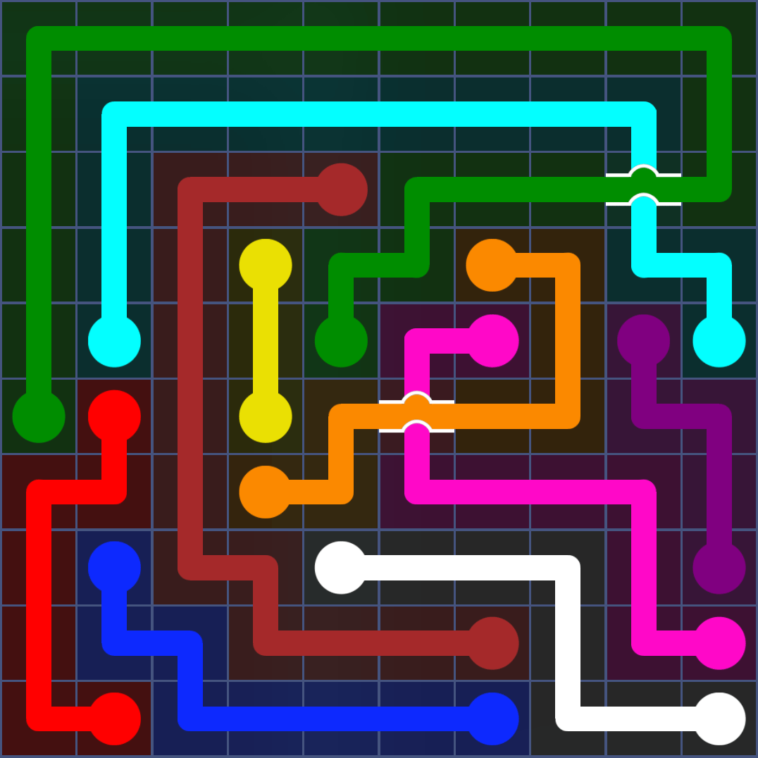 Flow Free 1347 Solution