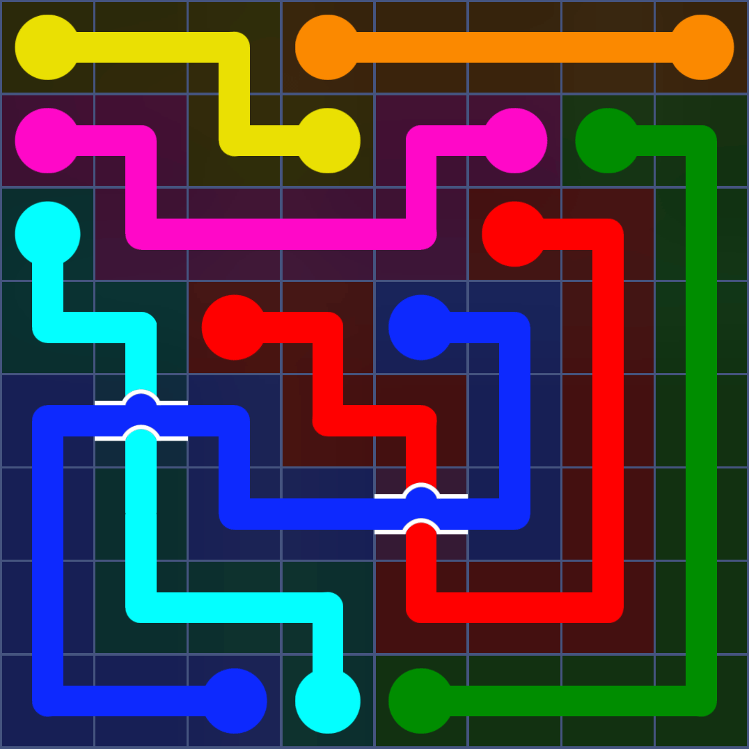 Flow Free 991 Solution