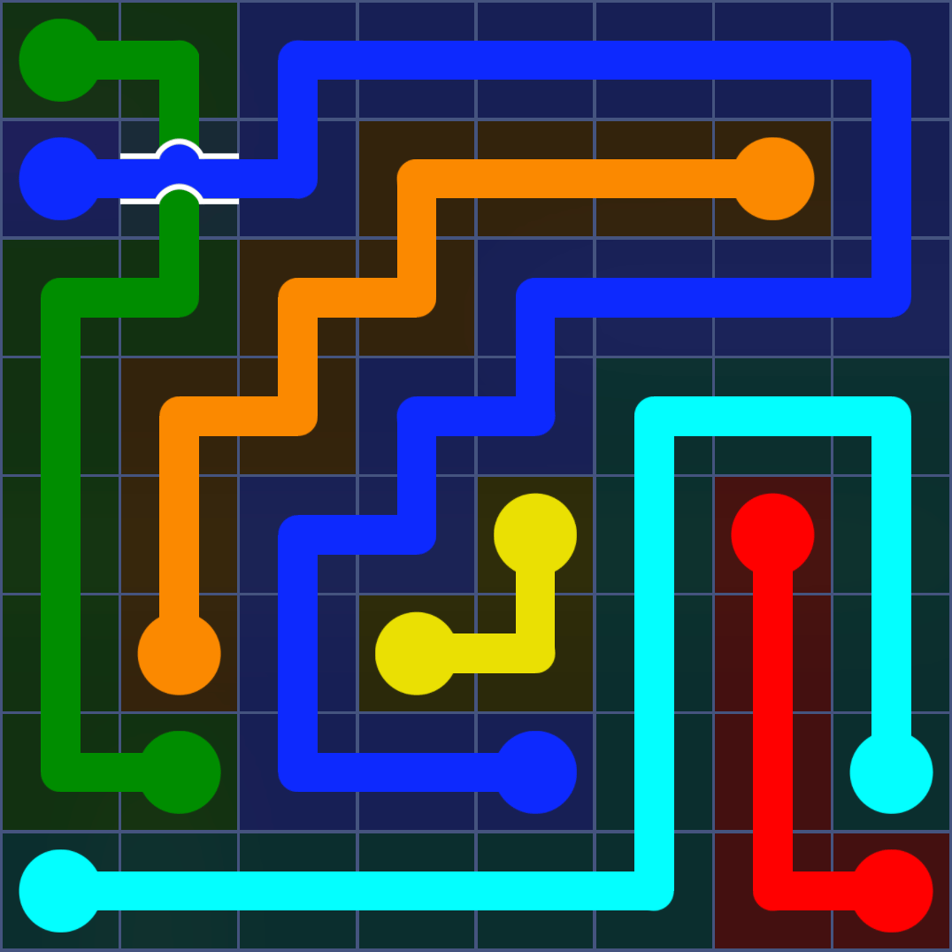 Flow Free 1101 Solution