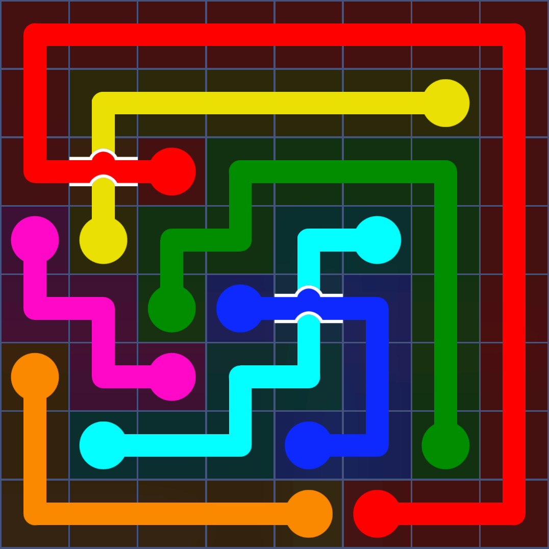 Flow Free 1036 Solution
