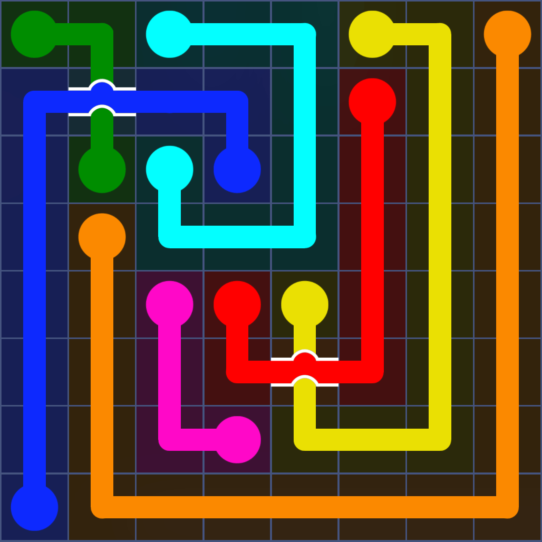 Flow Free 1037 Solution