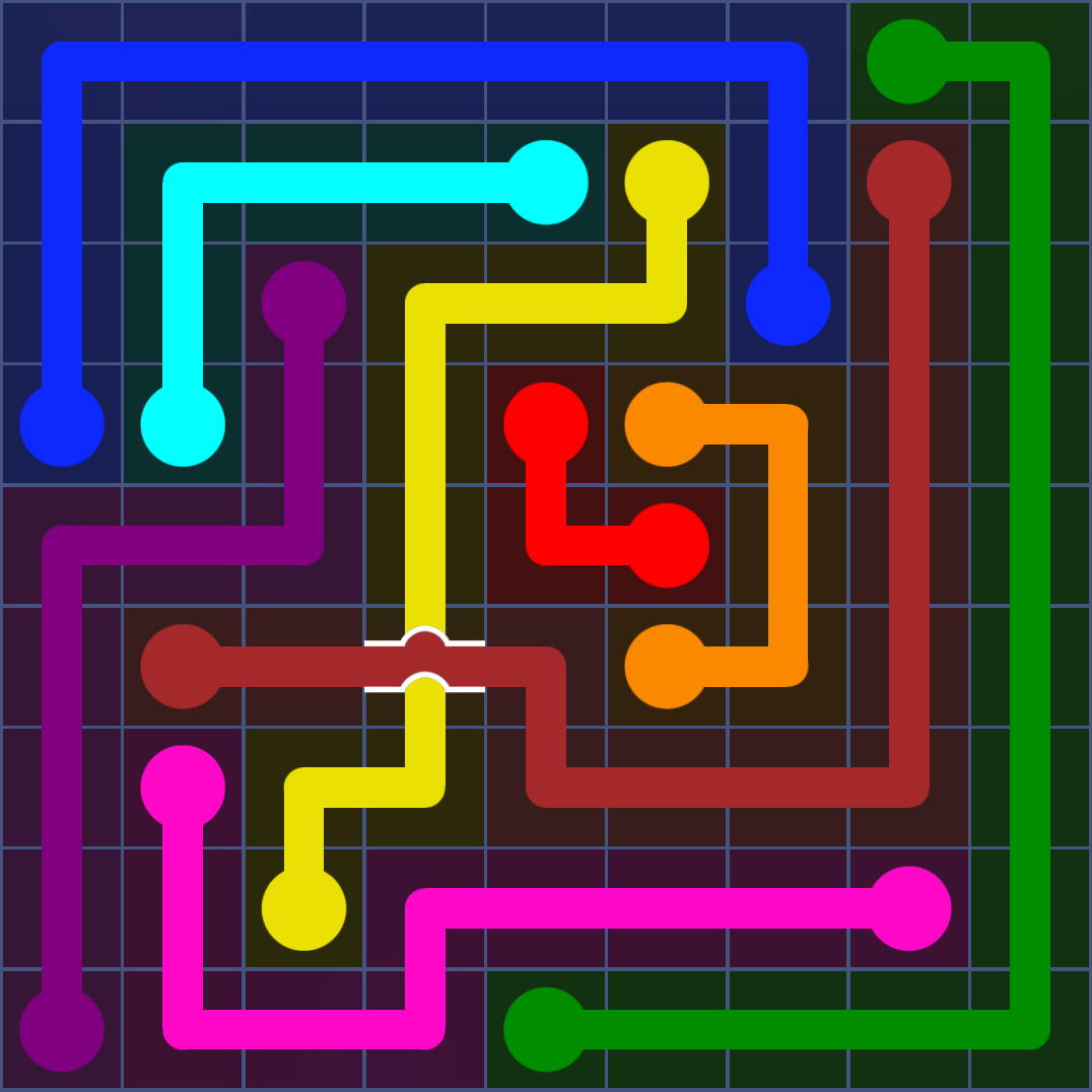 Flow Free 1136 Solution
