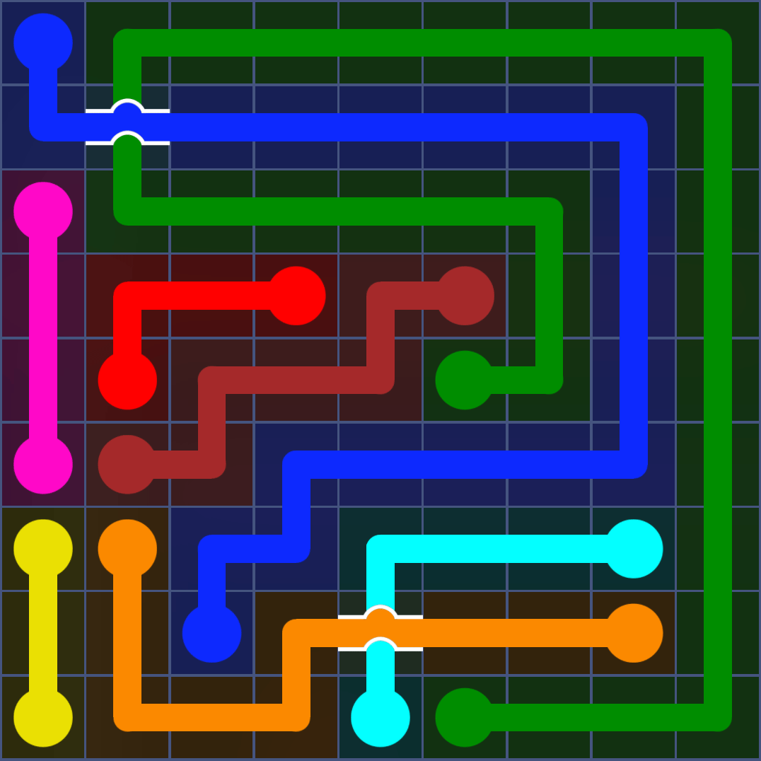 Flow Free 1132 Solution