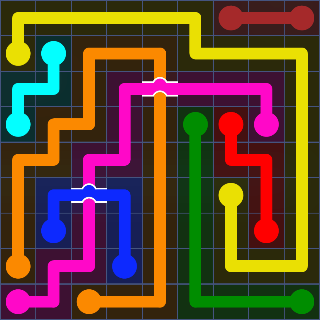 Flow Free 1134 Solution