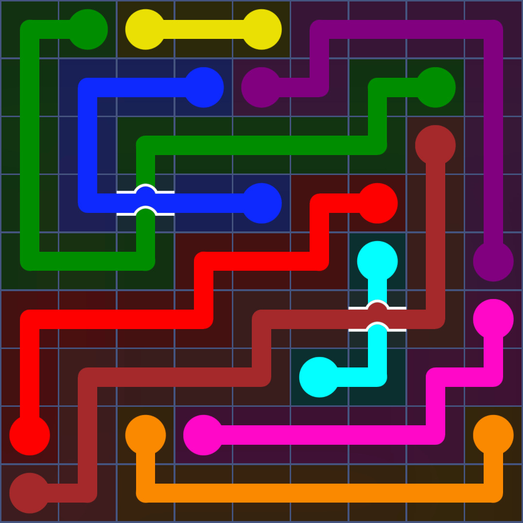 Flow Free 1135 Solution