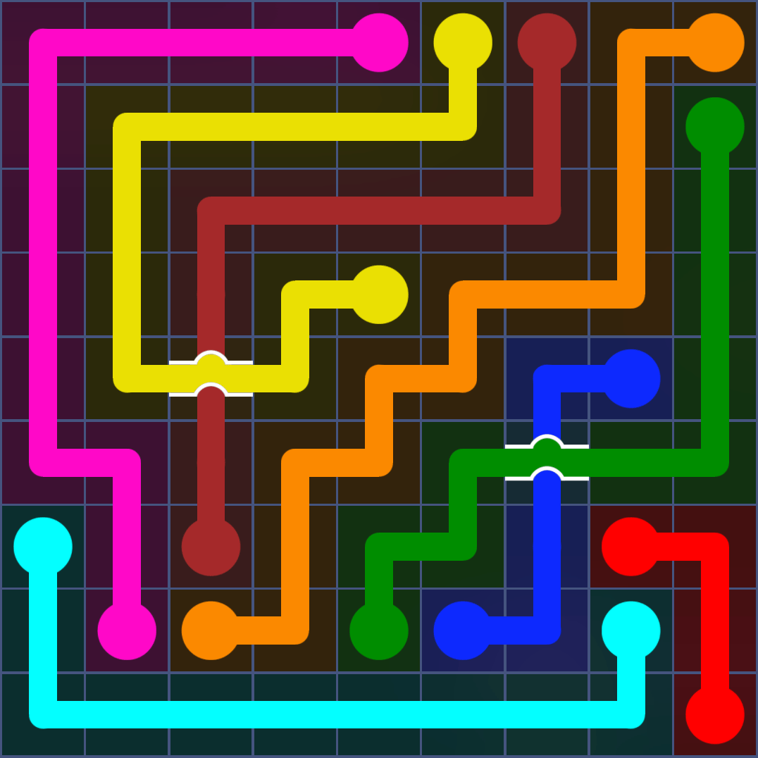 Flow Free 1154 Solution