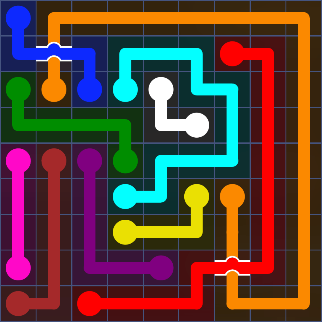 Flow Free 1167 Solution