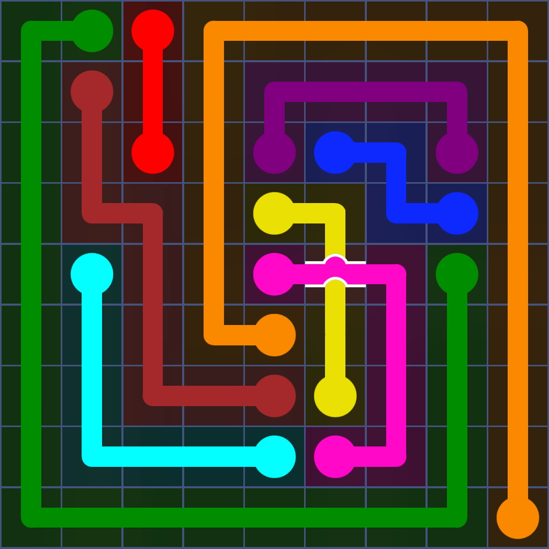 Flow Free 1181 Solution