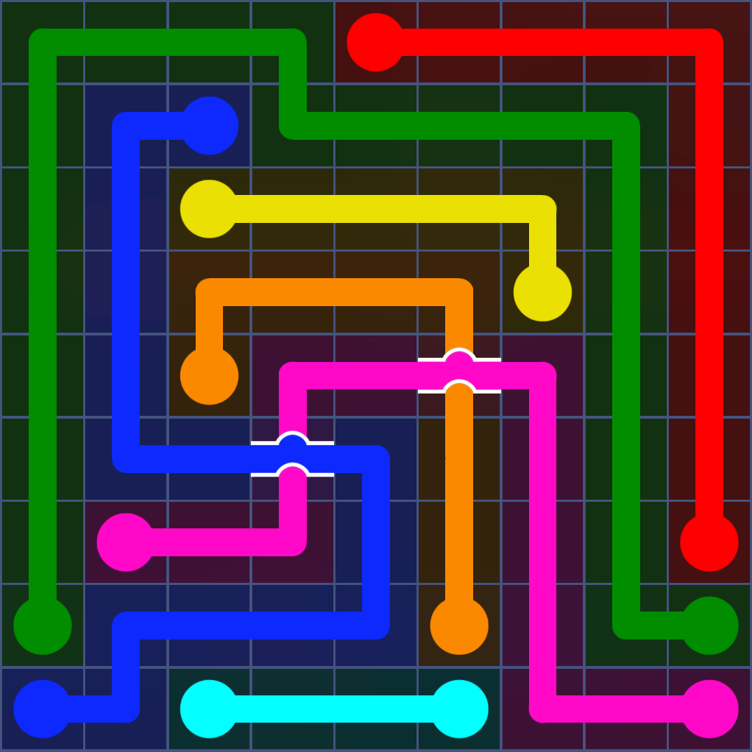 Flow Free 1119 Solution