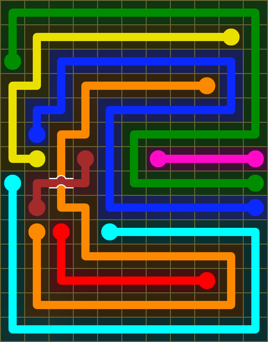 Flow Free 6364 Solution