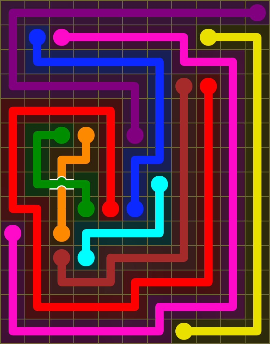 Flow Free 6365 Solution