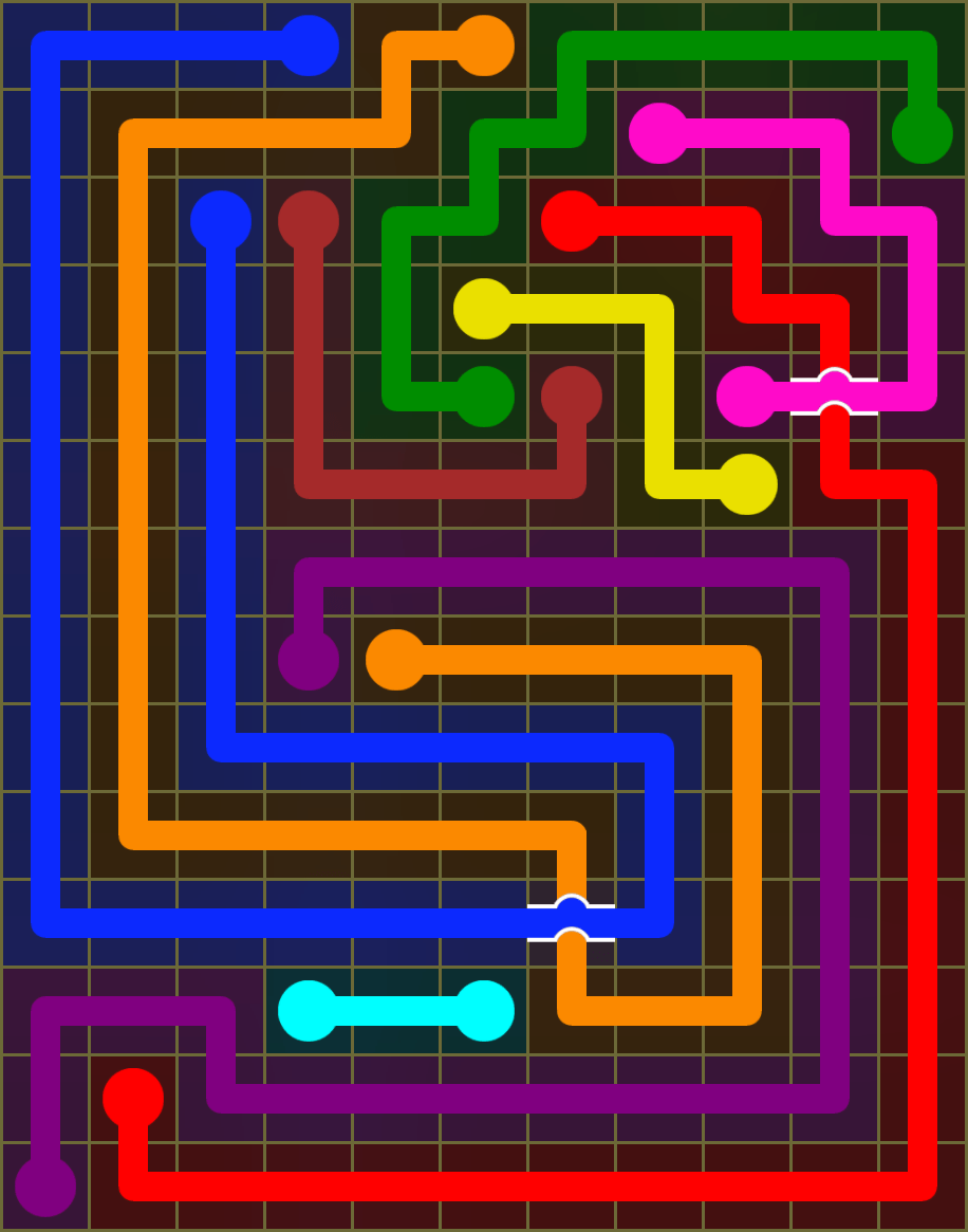Flow Free 6379 Solution