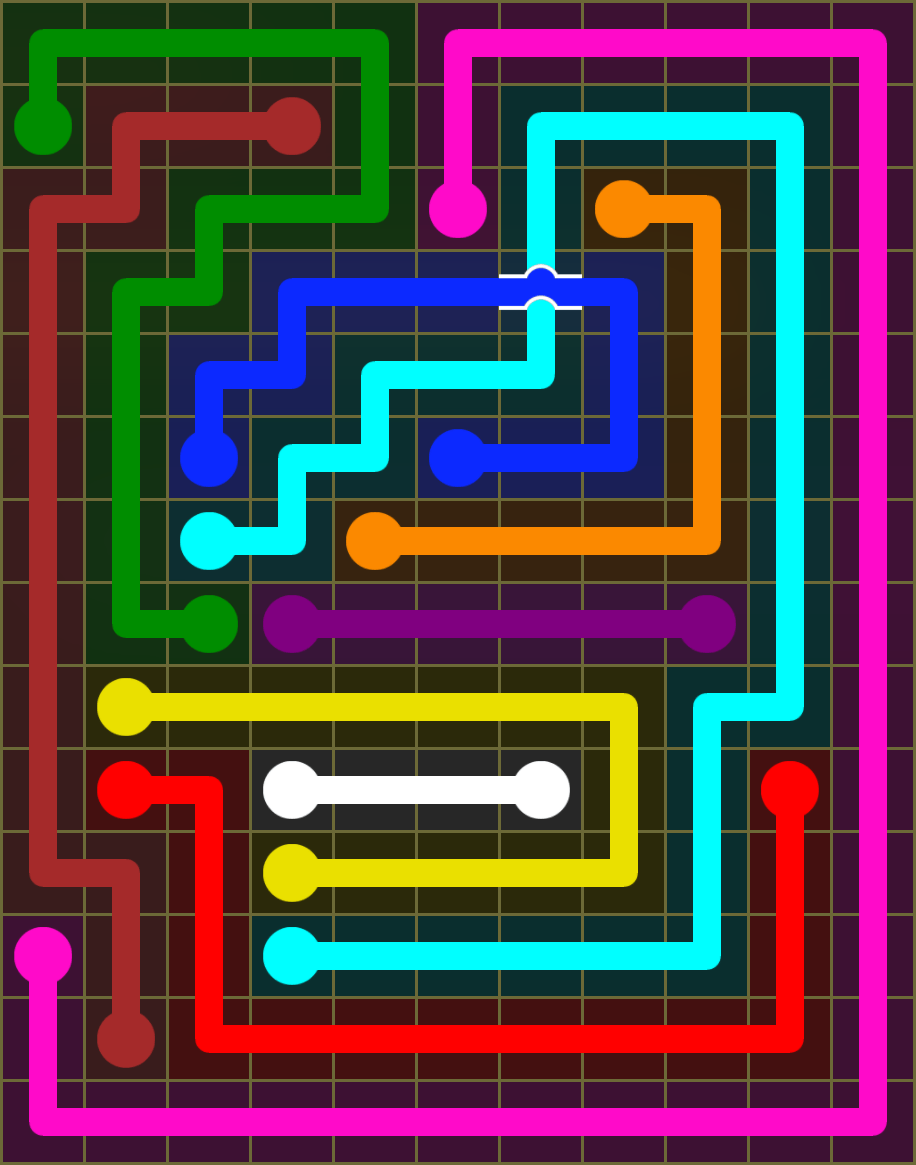 Flow Free 6411 Solution