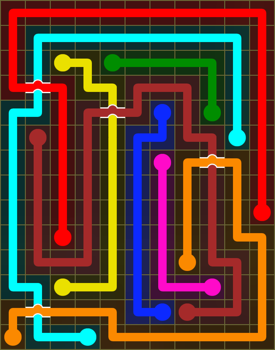 Flow Free 6423 Solution