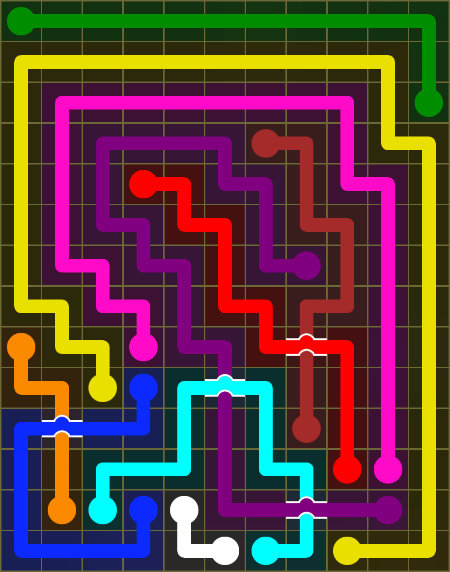 Flow Free 6424 Solution