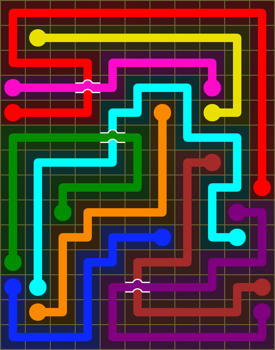 Flow Free 6427 Solution