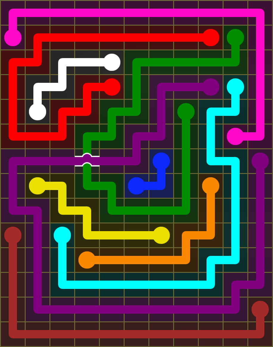 Flow Free 6431 Solution